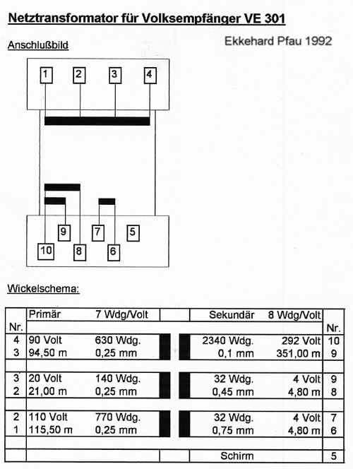 Volksempfänger-Netztrafo